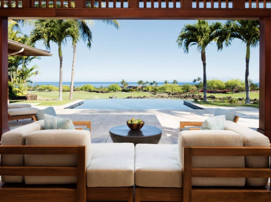 Instagram: Hualalai Resort outdoor living