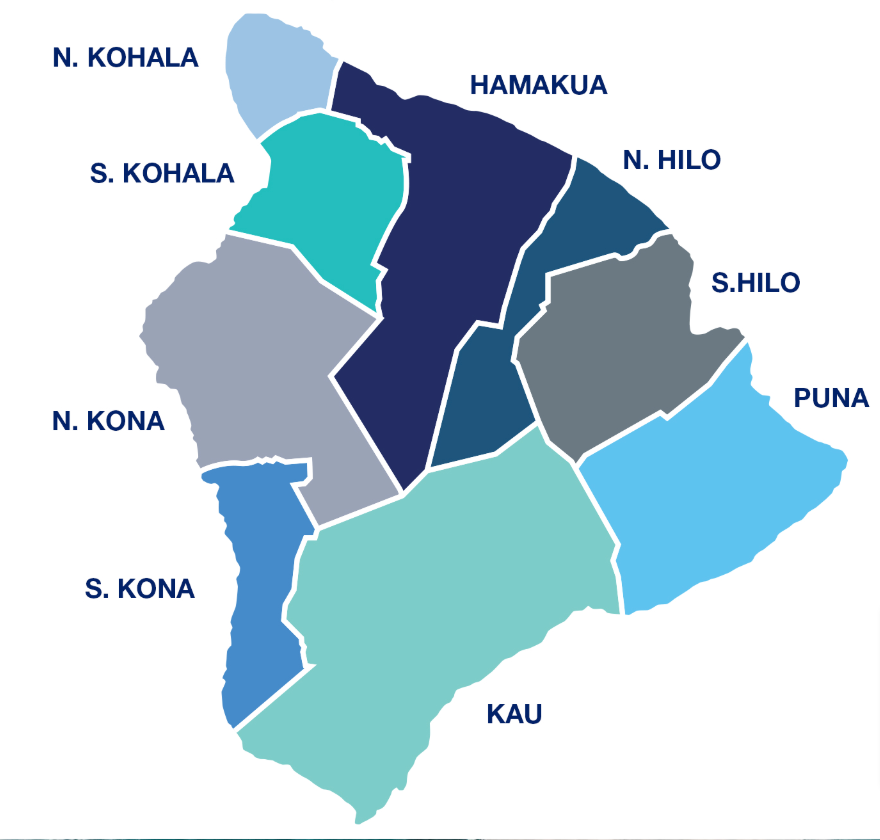 June 2024 Hawaii Island Real Estate Map